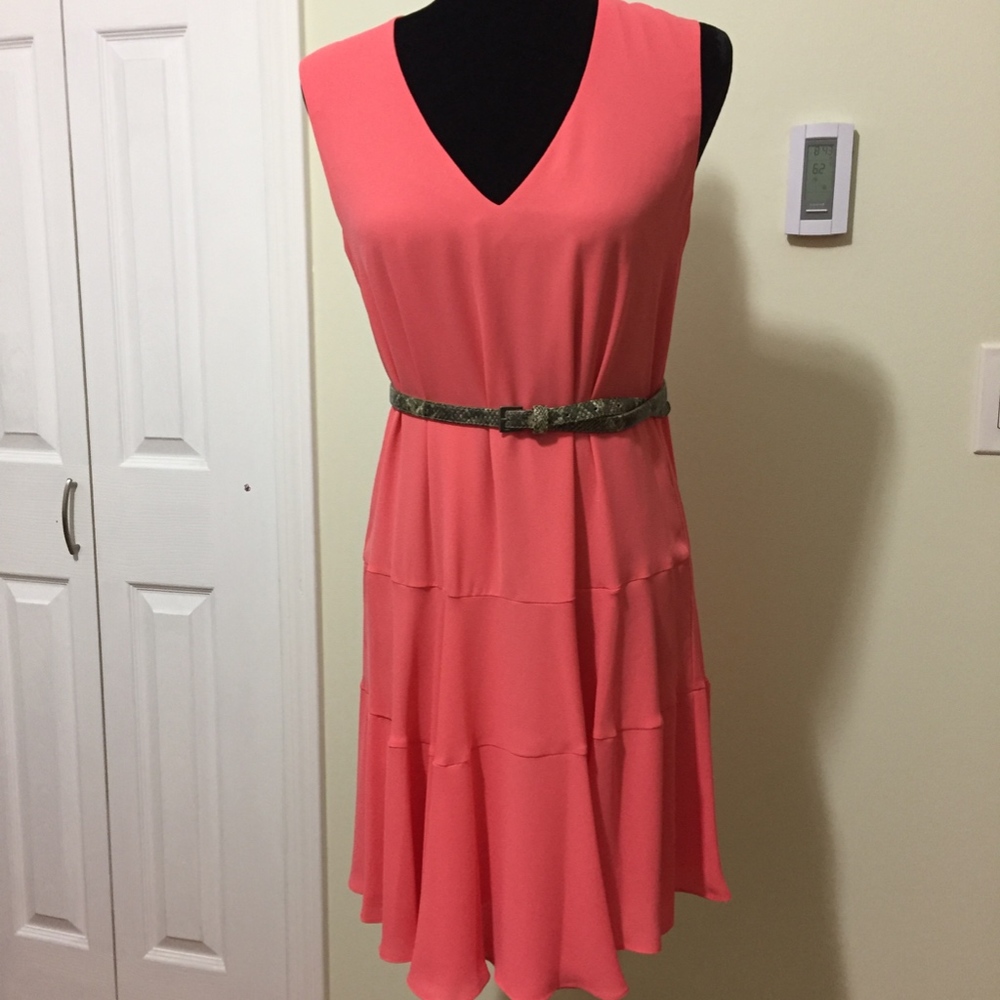 NWT BCBG coral dress